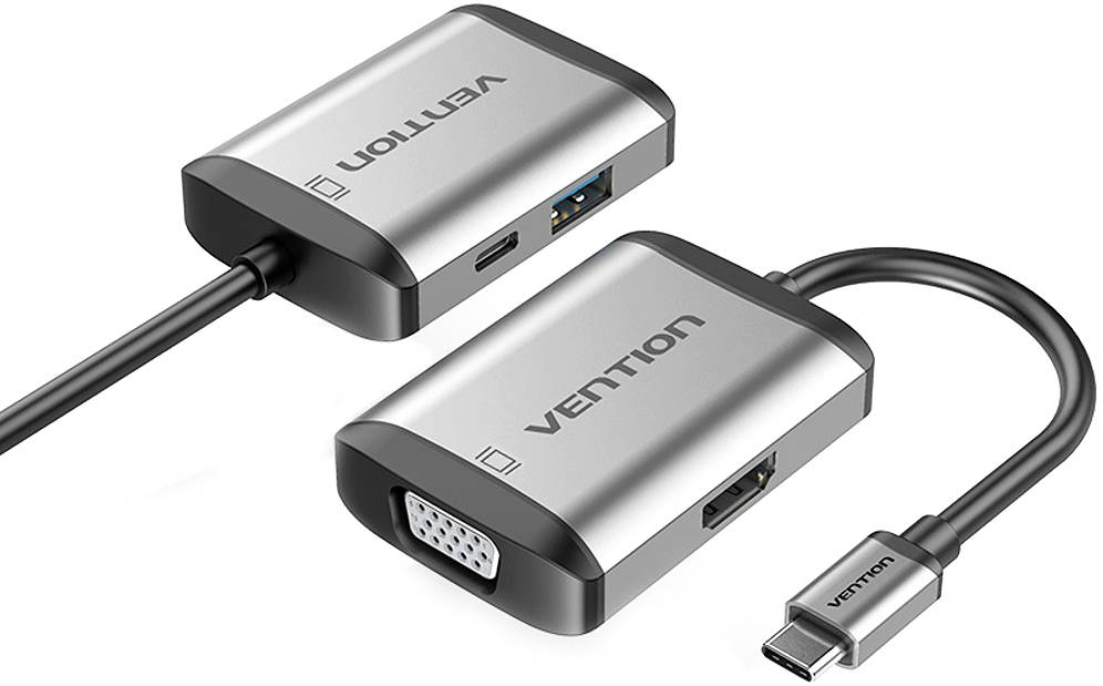 Vention Type-C to HDMI Adapter Gray Alloy Type