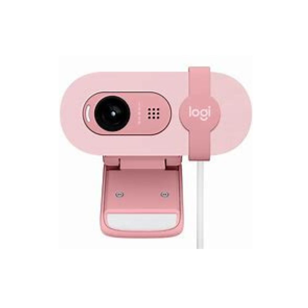Logitech Brio 100 Full HD Webcam –Rose – USB-C