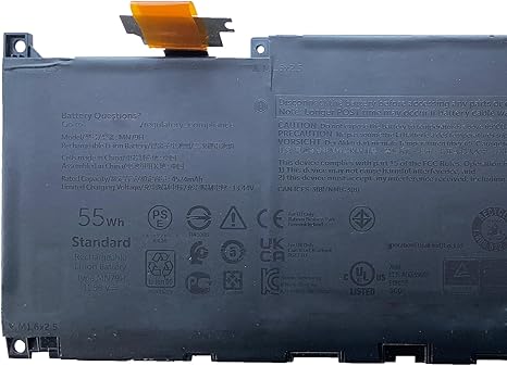 Dell P189G P189G001 battery 11.55V 55Wh