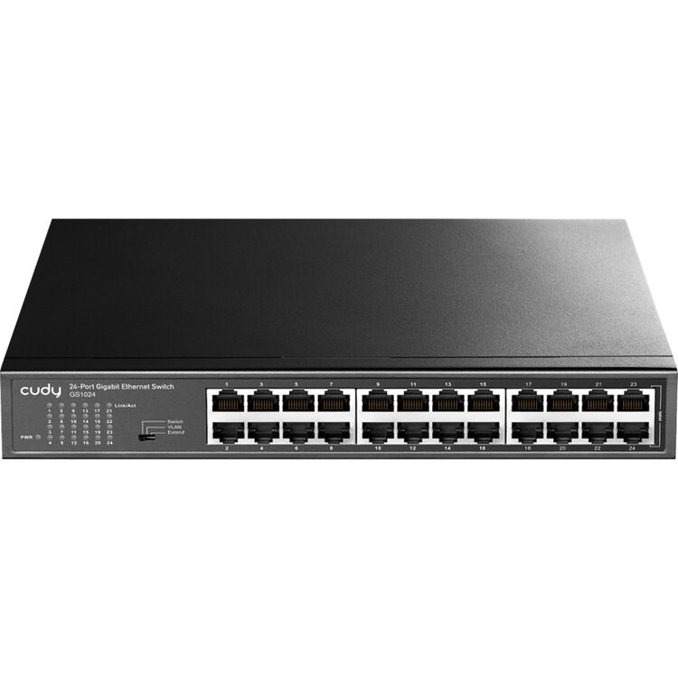 CUDY 24-PORT GIGABIT PoE(300watts) + Switch with 2 Gigabit SFP Slot