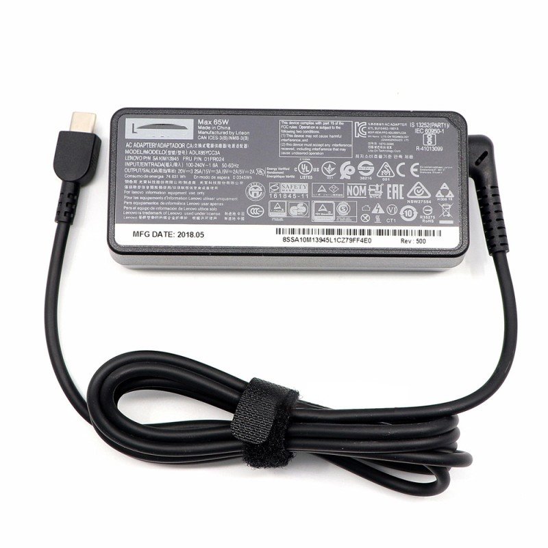 Charger for Lenovo ThinkPad E15 Gen 2 20T8 20T9 – 65W USB-C 20V 3.25A