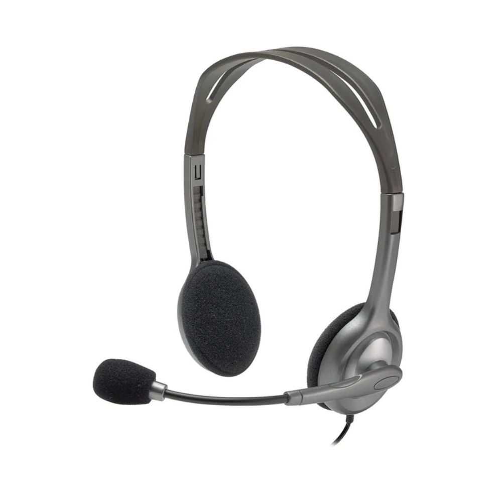 Logitech H111 Stereo Headset Black (3.5mm Jack) - 981-000593