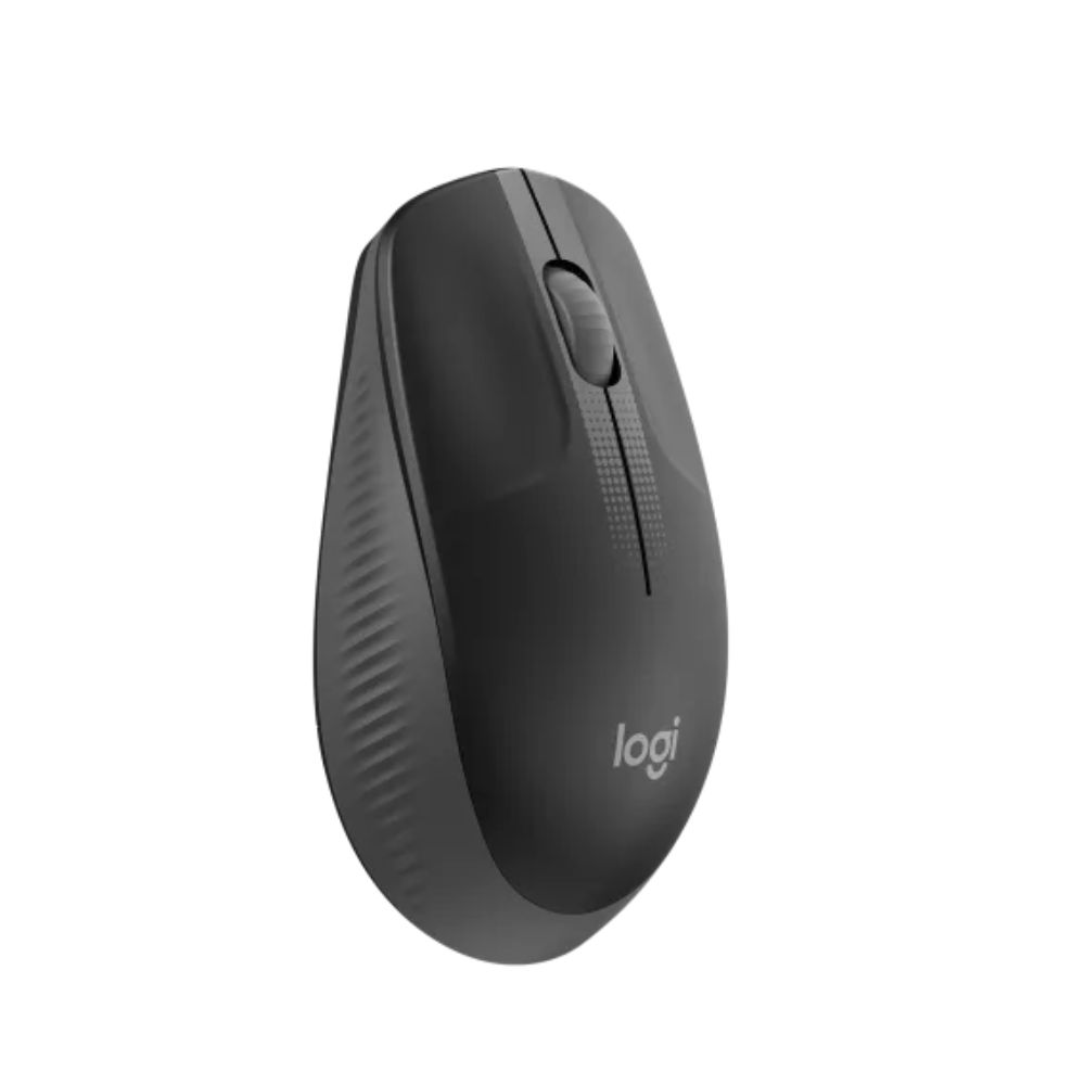Logitech M190 Full-Size Wireless Mouse - Mid Grey - 910-005906