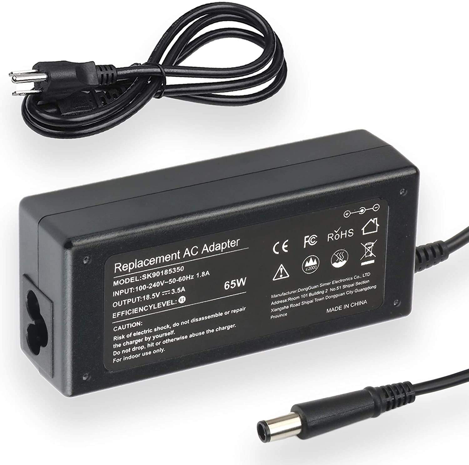 Adapter for HP OMEN X 25 240Hz Gaming Display 19.5V 3.33A 65W
