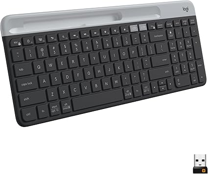 LOGITECH K380S MULTI-DEVICE BLUETOOTH KEYBOARD – TONAL WHITE