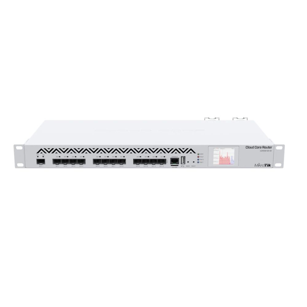 MikroTik CCR1016-12S-1S+ Cloud Core Router  1U Rackmount, 12×SFP Cage