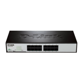 Dlink 10/100M 16-Port Fast Ethernet Unmanaged Desktop Switch DES-1016D-DES-1016D/B