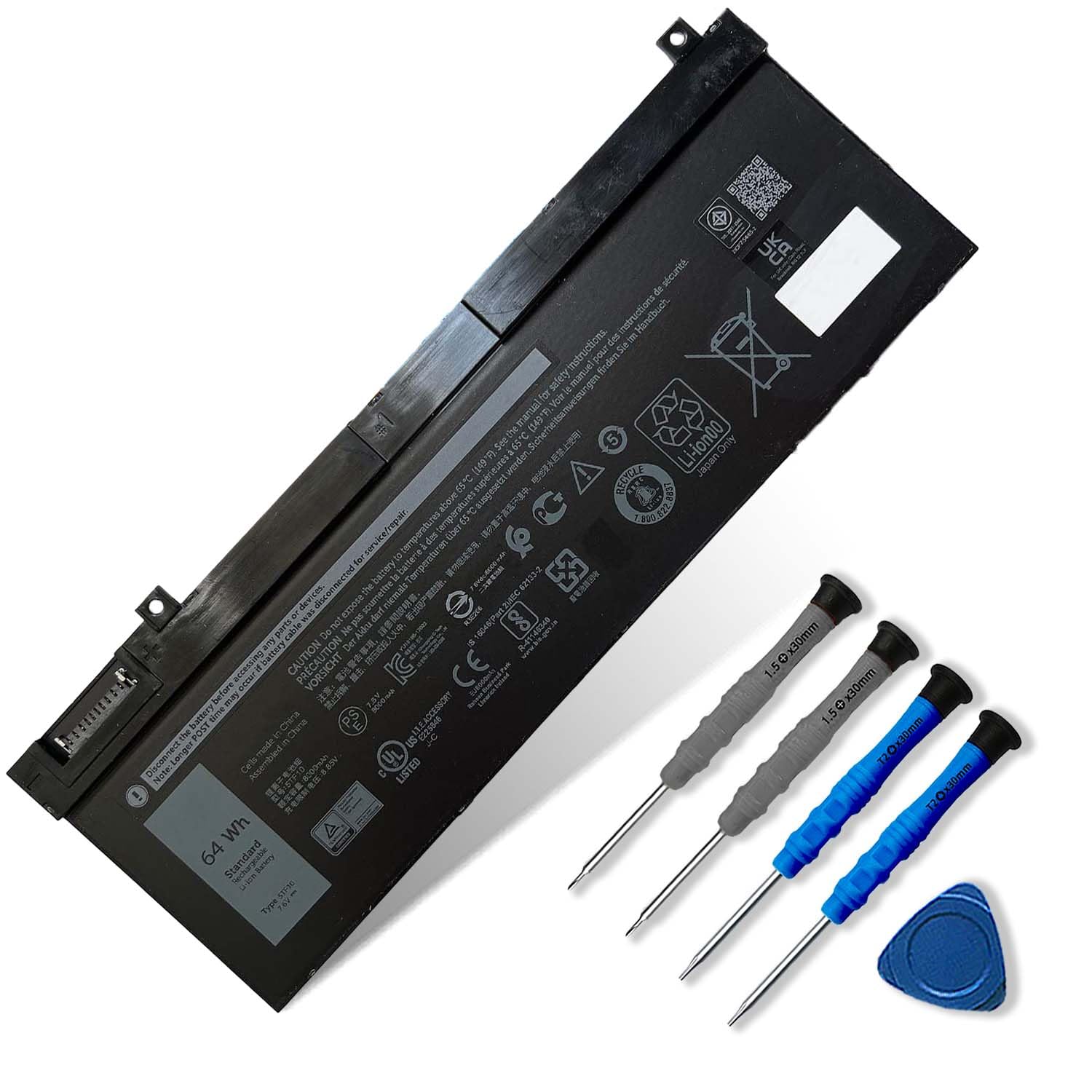 Dell 7M0T6 NYFJH 5TF10 7.6V 64Wh Original Battery