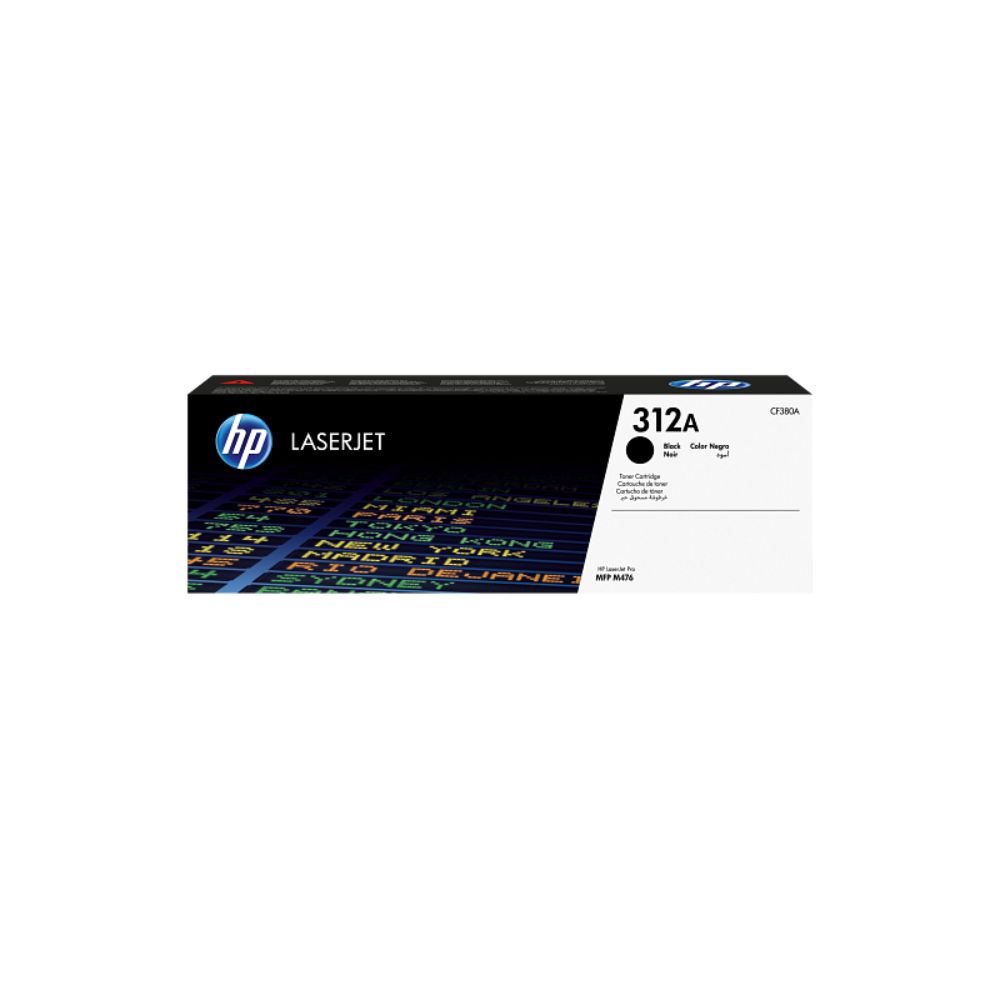 HP 312A CF380A Black Original LaserJet Toner Cartridge