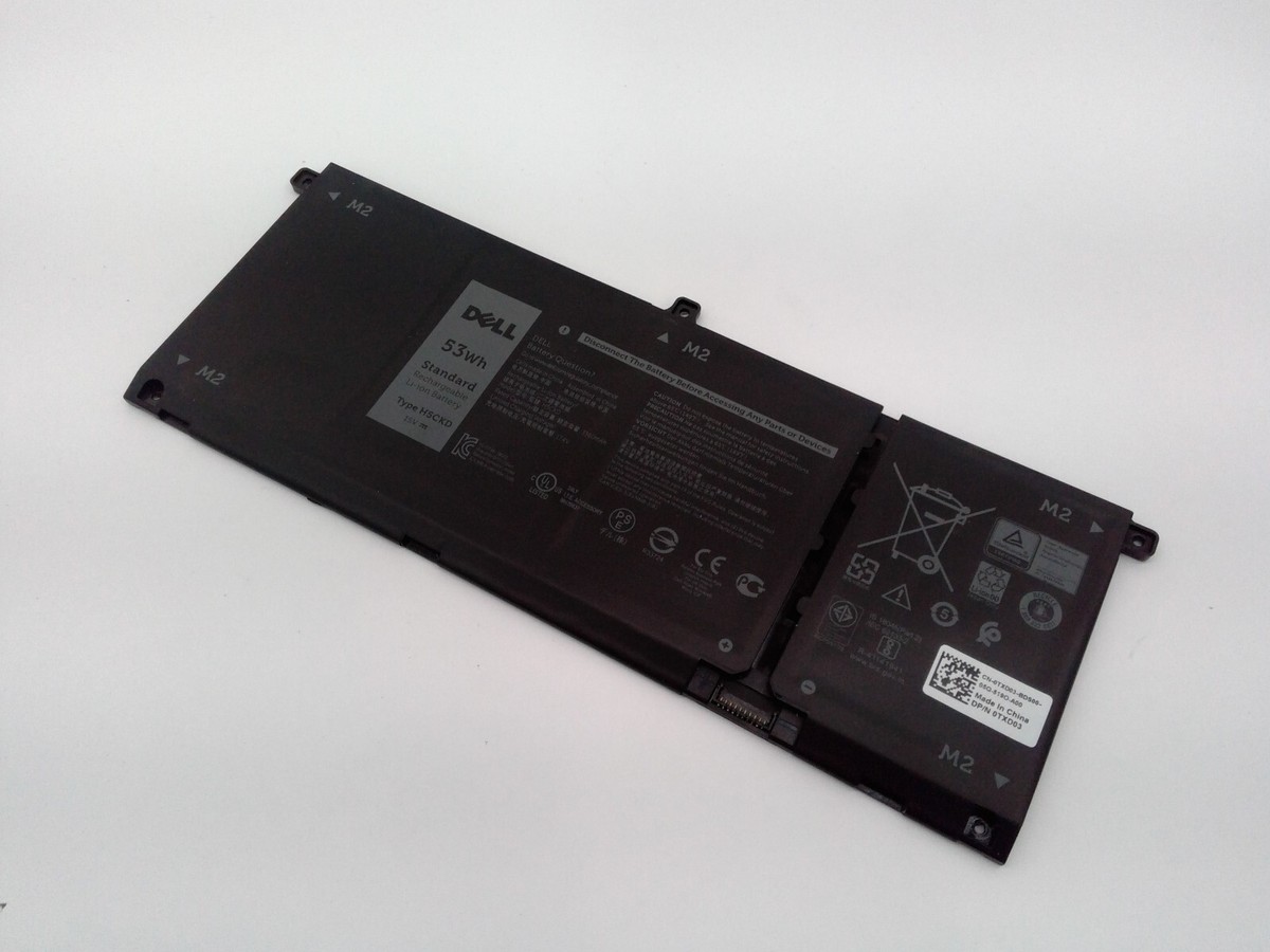 Dell Inspiron 13 7306 2-in-1 P124G P124G002 15.2V 53Wh Original Battery