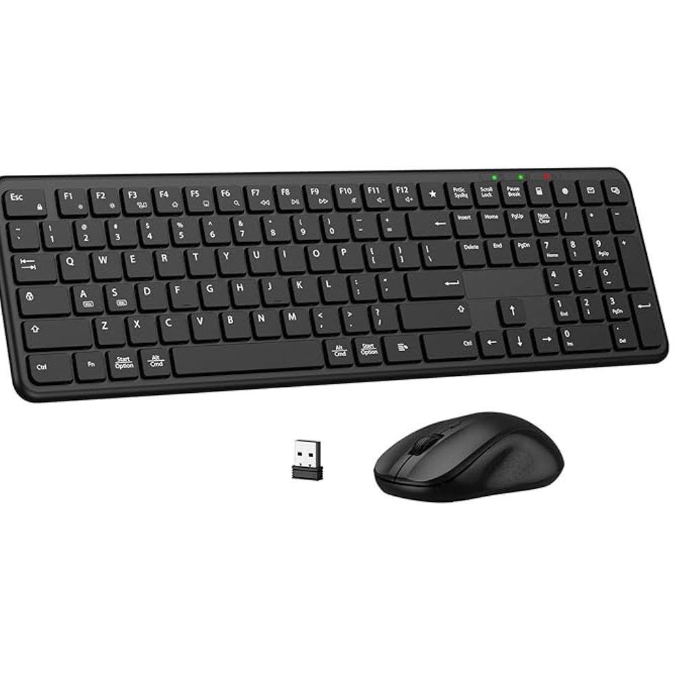 Logitech MK120 Wired Keyboard & Mouse Combo – Black