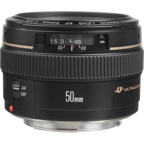 CANON EF 50MM F/1.4 USM LENS