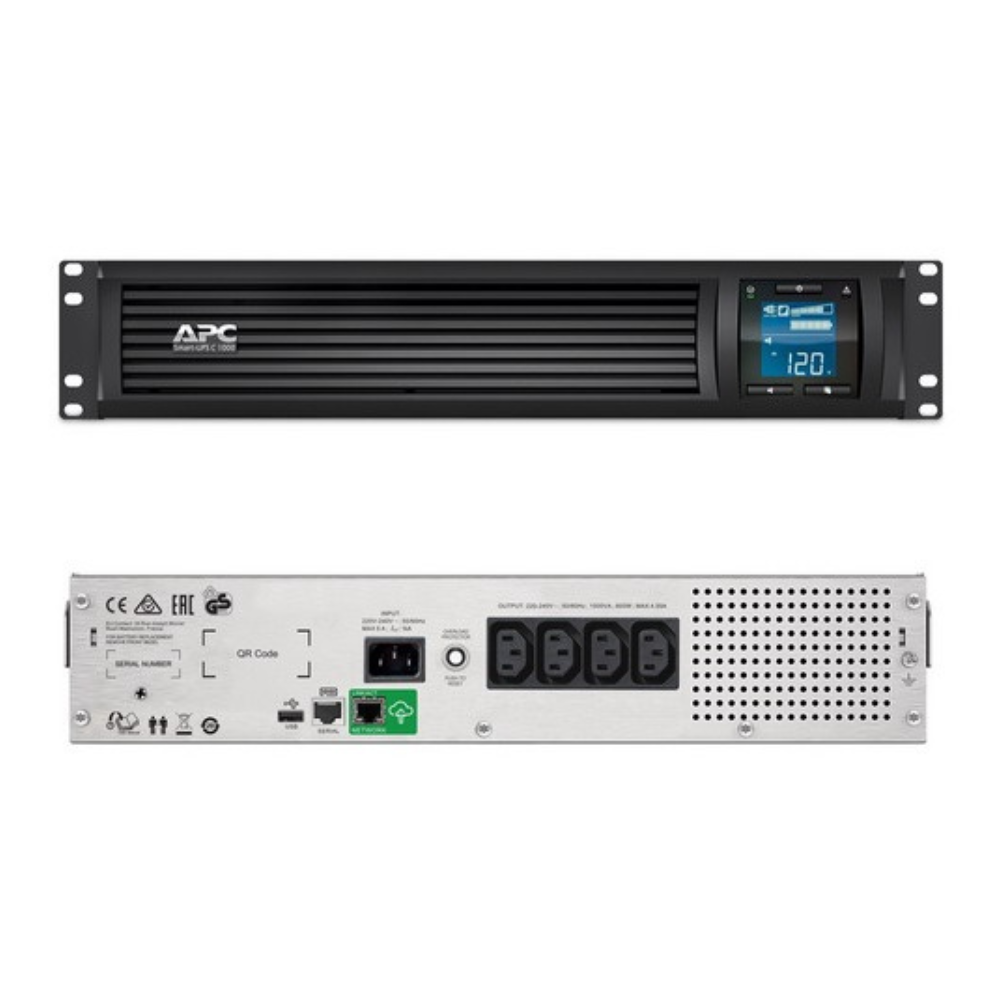 APC SMC1500I-2UC Smart-UPS C Rack Mount 2U 1500VA LCD 230V