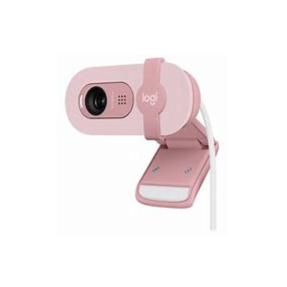 Logitech Brio 100 Full HD Webcam –Rose – USB-C