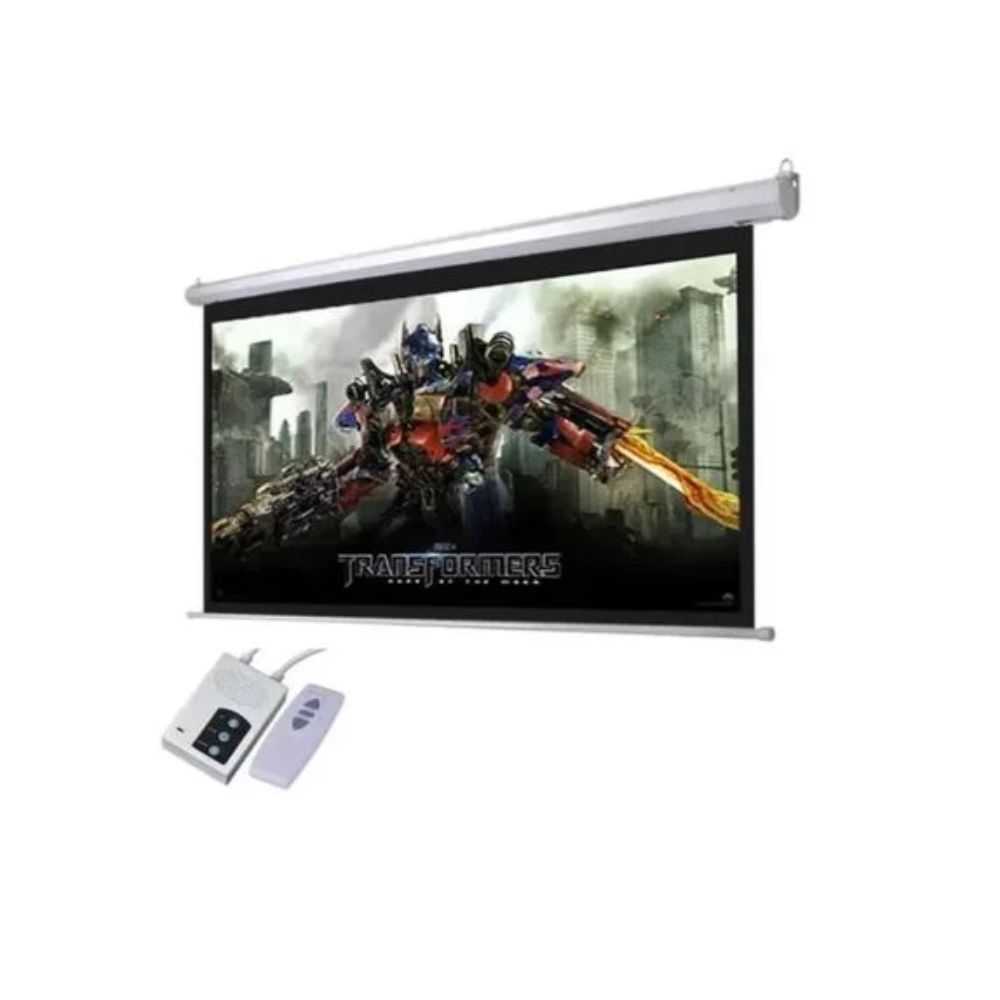 Light Wave LW-EPS-240E Electric Projector -Screen 240 x 240cm