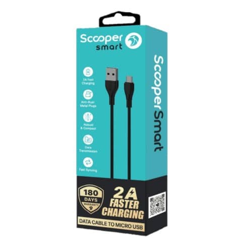Scooper Smart SDT-04T USB C Cable 1m 2.1A