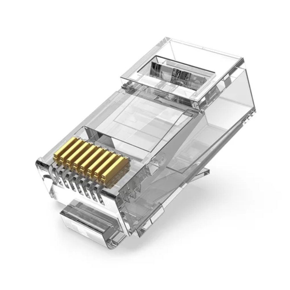 Vention Cat.6 UTP RJ45 Modular Plug Transparent 100 Pack- VEN IDDR0-100