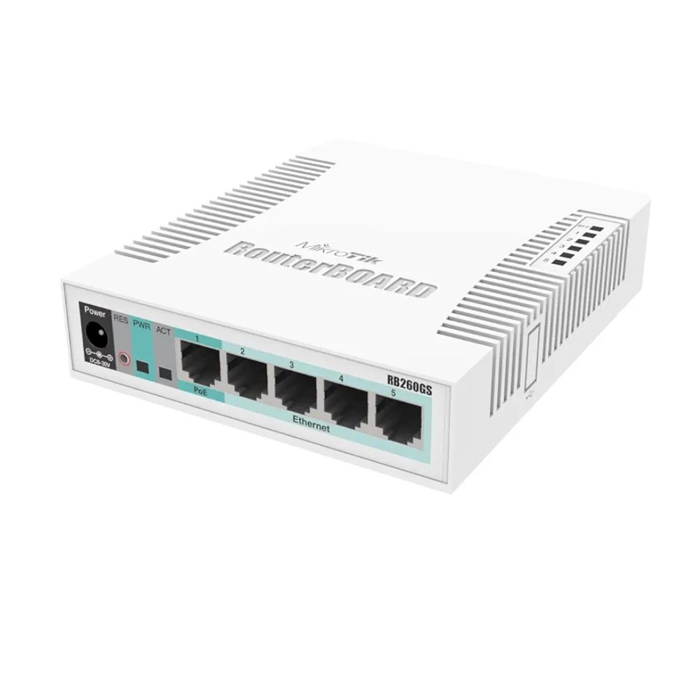Mikrotik CSS106-5G-1 5-Port Gigabit Switch Plus 1 SFP