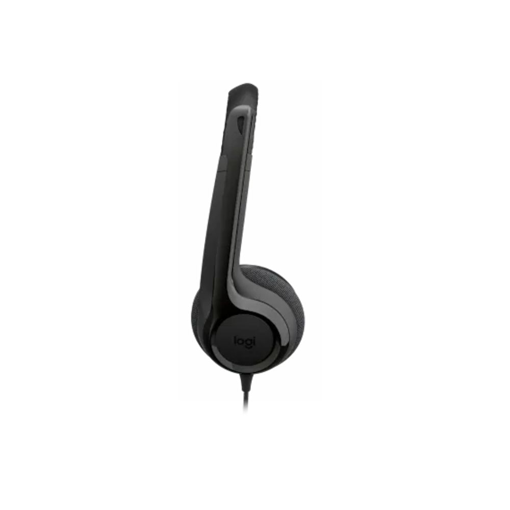 Logitech H390 USB-C Headset Noise Cancelling Mic Black - 981-001576