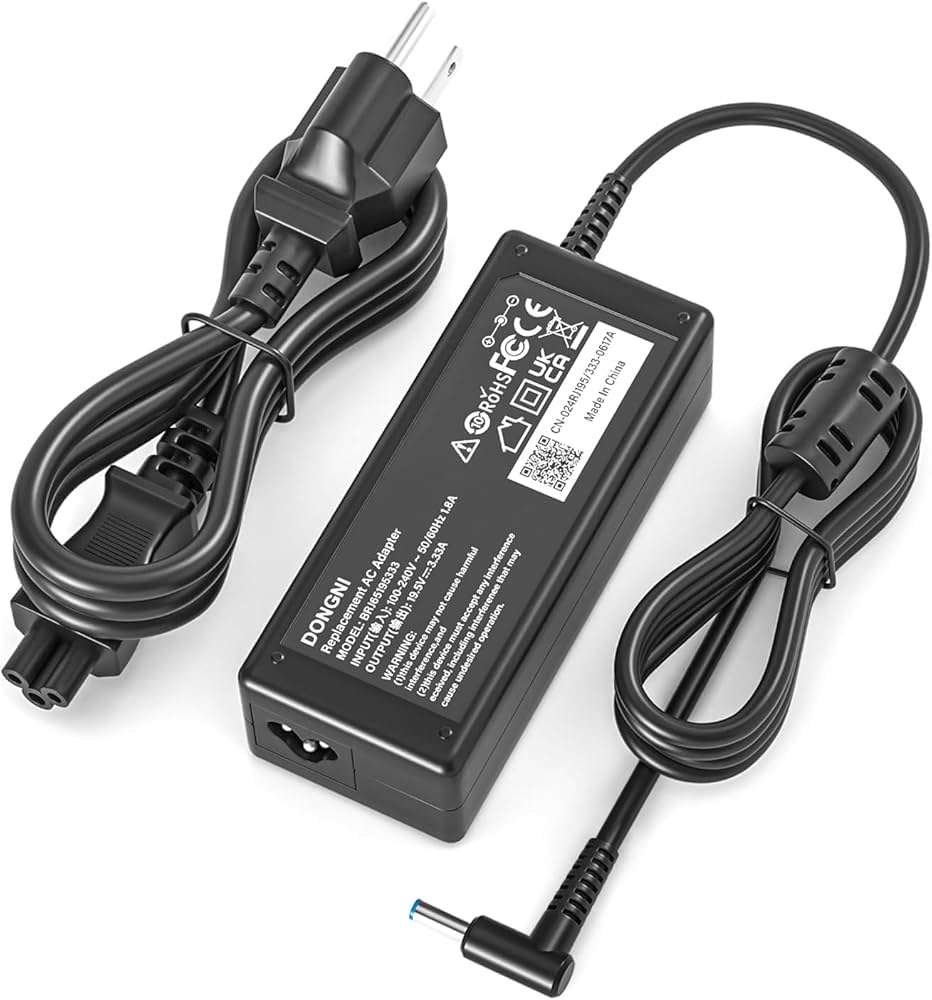 Adapter for HP Pavilion 14-ba101nj 2PL67EA 19.5V 3.33A 65W