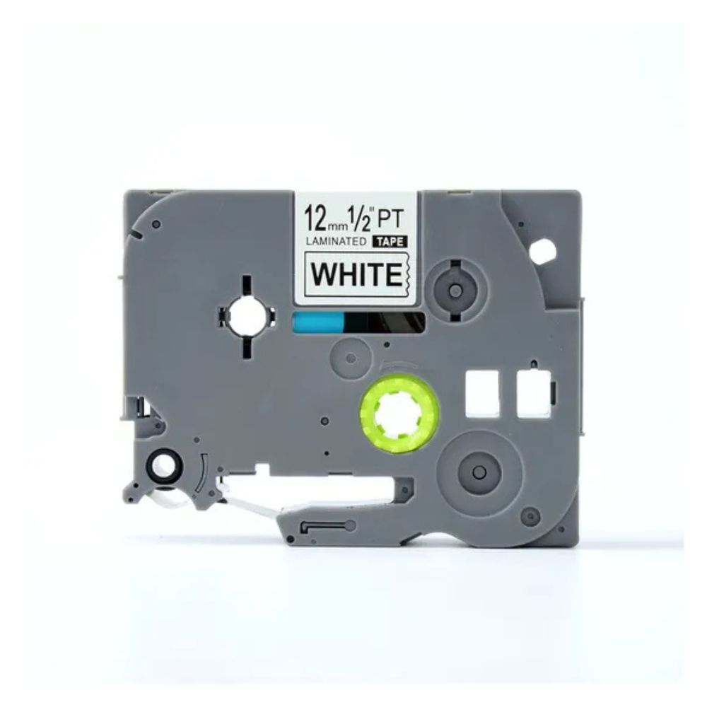 Brother 12mm x 8m Black on White Label Tape-TZ2-231