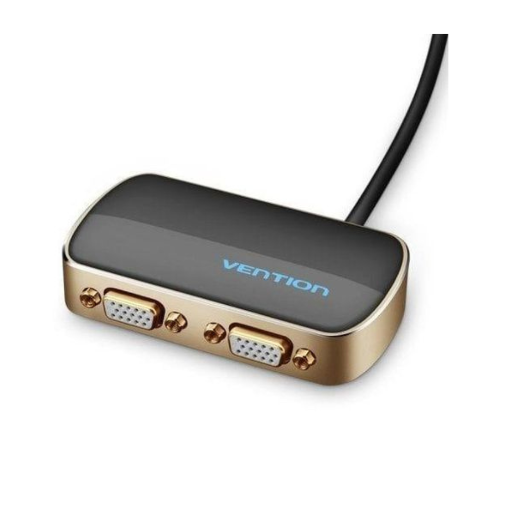 Vention 1 In 2 Out VGA Splitter 1M Black VEN DBABF