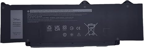 Dell P127F P127F001 battery 11.4V 54Wh
