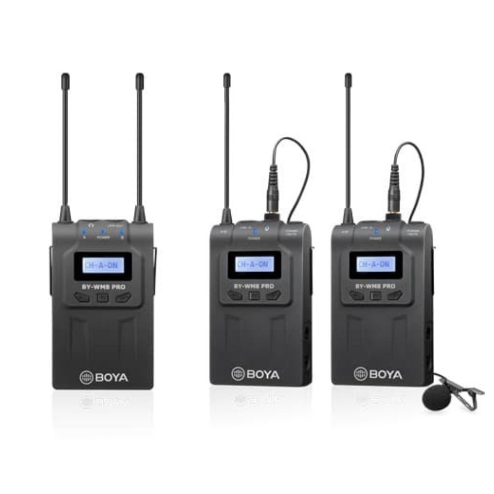 BOYA BY-WM8 PRO K2 Dual-Channel Wireless Lavalier Microphone