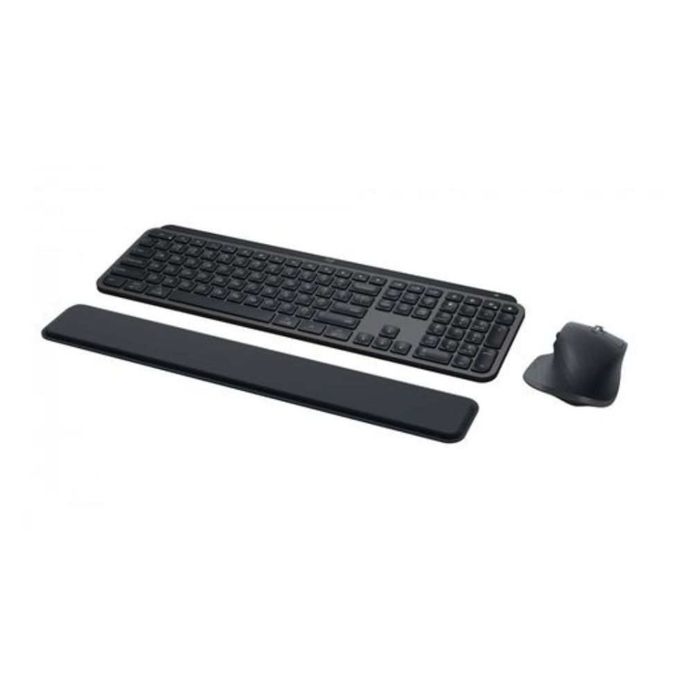 Logitech MX Keys S Wireless Bluetooth Keyboard Palmrest Mouse - 920-011614