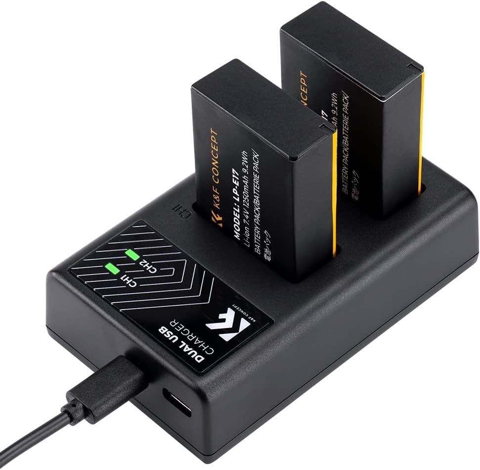 K&F LP-E17 DUAL CHARGER-KF28.0008