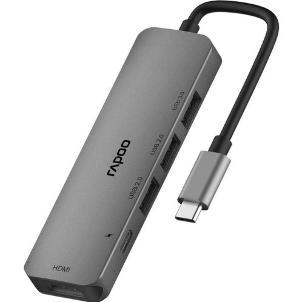 Rapoo XD100C 5-in-1 Type-C Hub USB 3.0