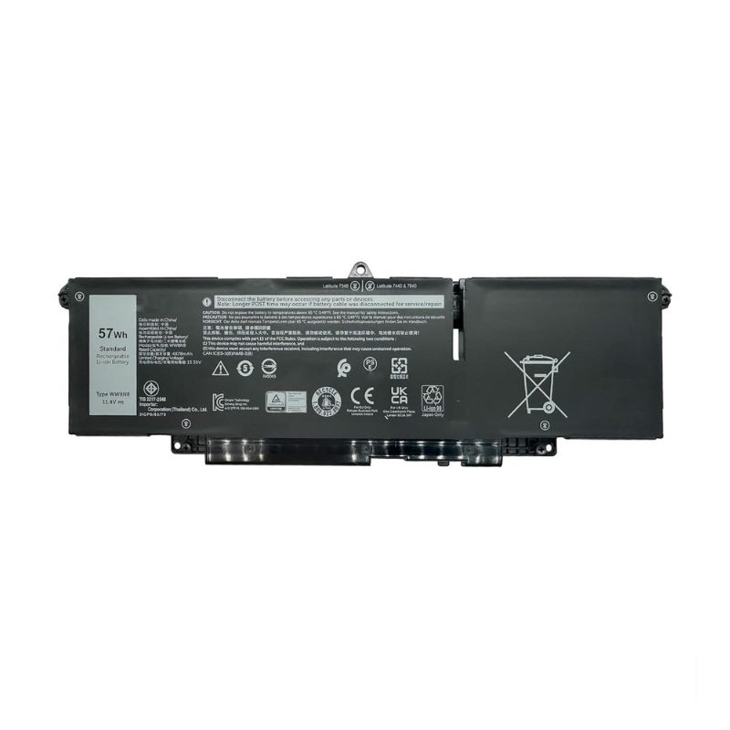 Dell Latitude 7640 i7-1365U battery 11.4V 57Wh