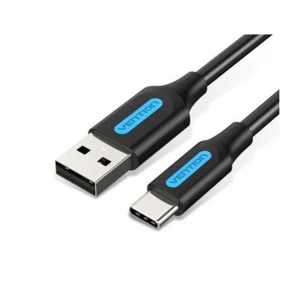 Vention USB 2.0 A Male to C Male 3A Cable 2MBlack VEN COKBH