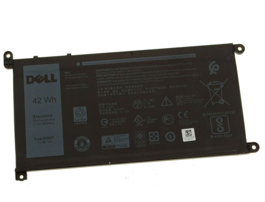 Dell Vostro 5590 P88F P88F001 11.4V 42Wh Original Battery