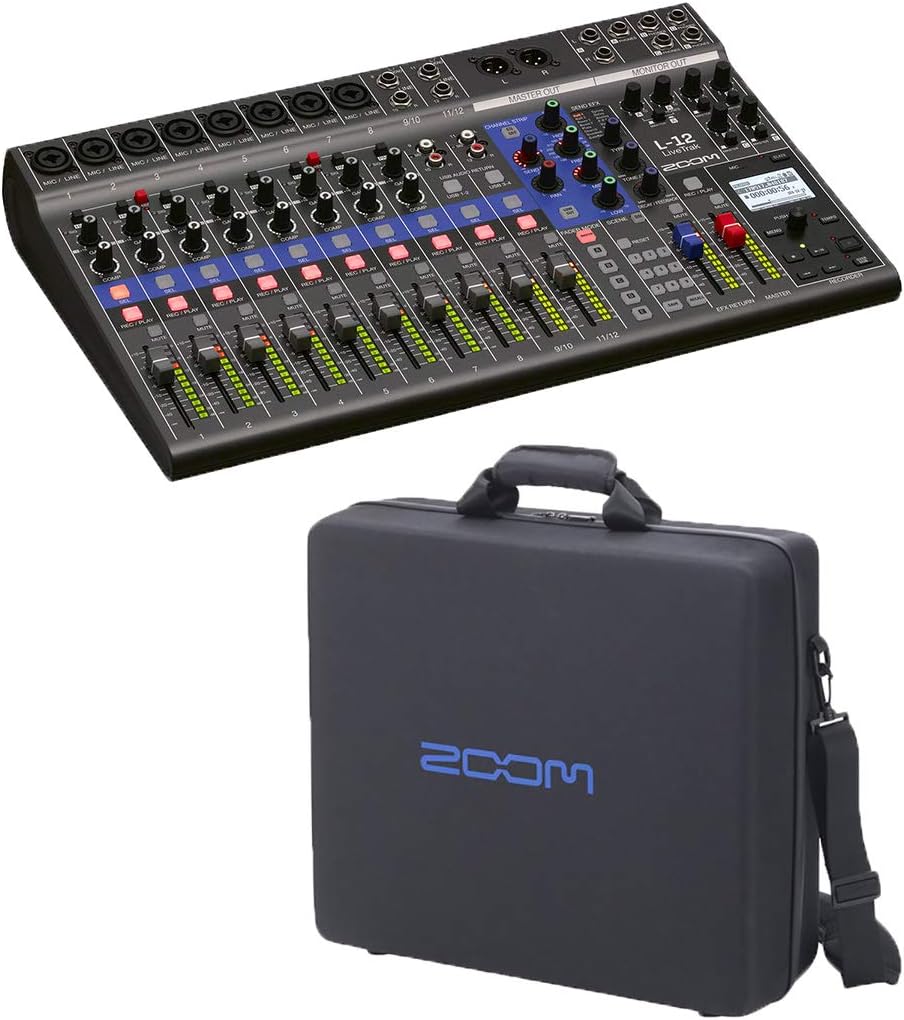 Zoom LiveTrak L-12-Channel Digital Mixer & Multitrack Recorder