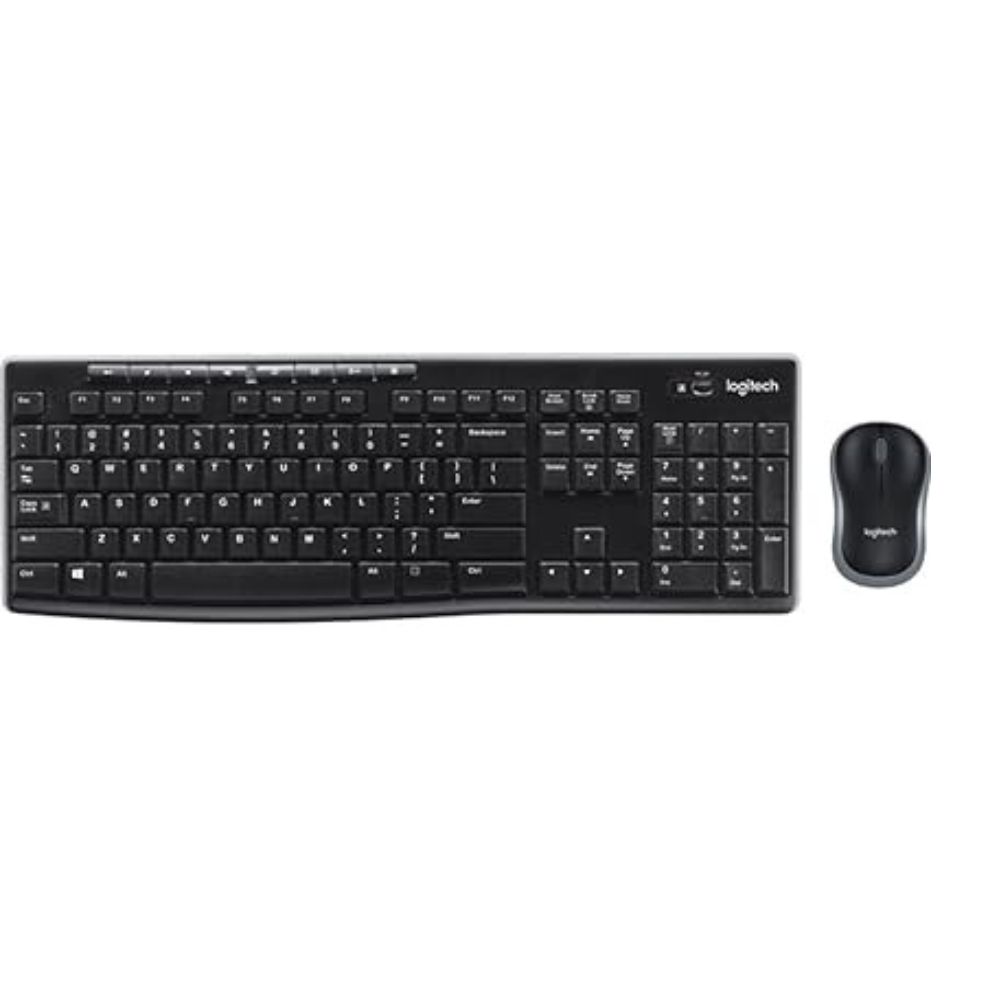 LOGITECH MK270 WIRELESS KEYBOARD & MOUSE COMBO – BLACK