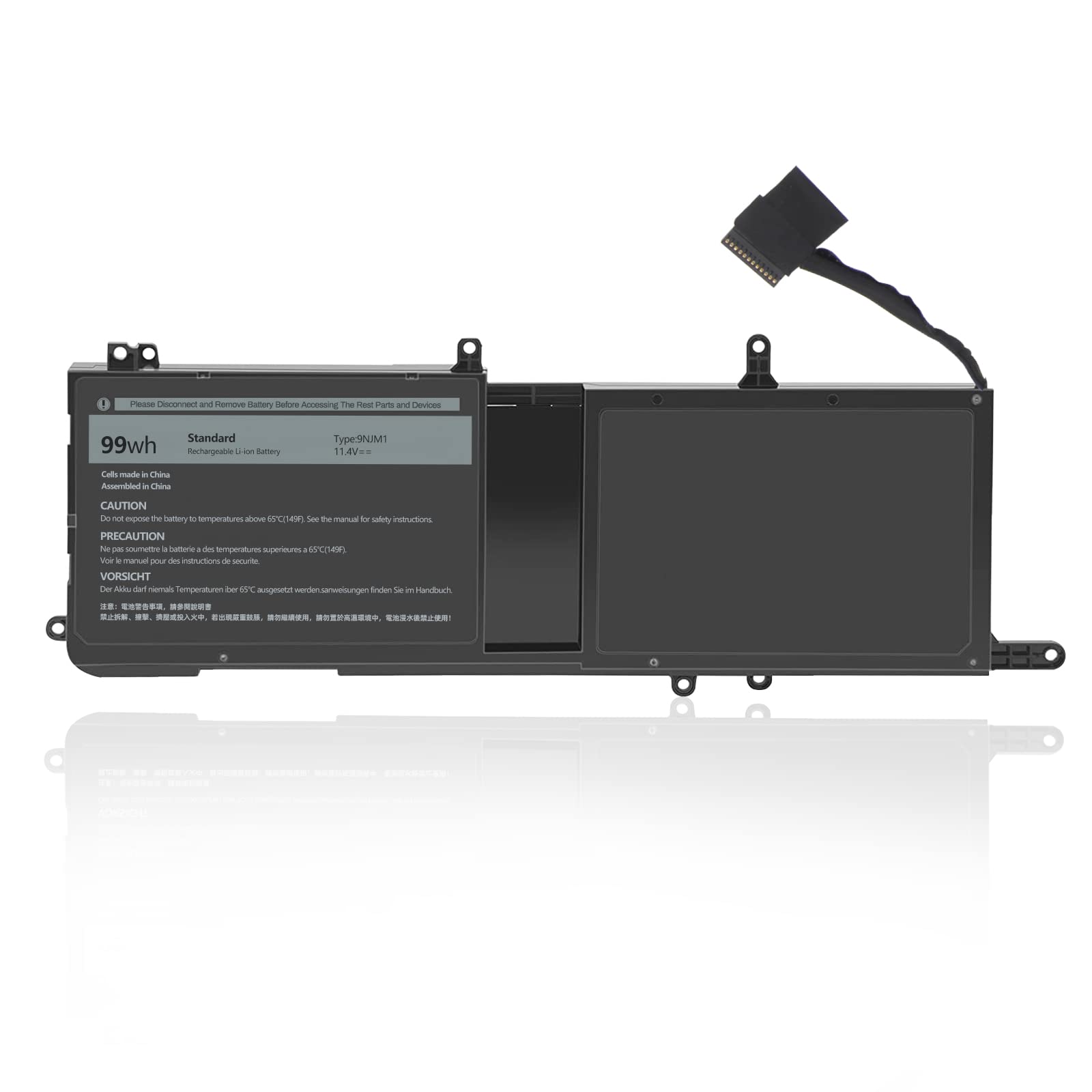 Dell 09NJM1 9NJM1 11.4V 99Wh Original Battery