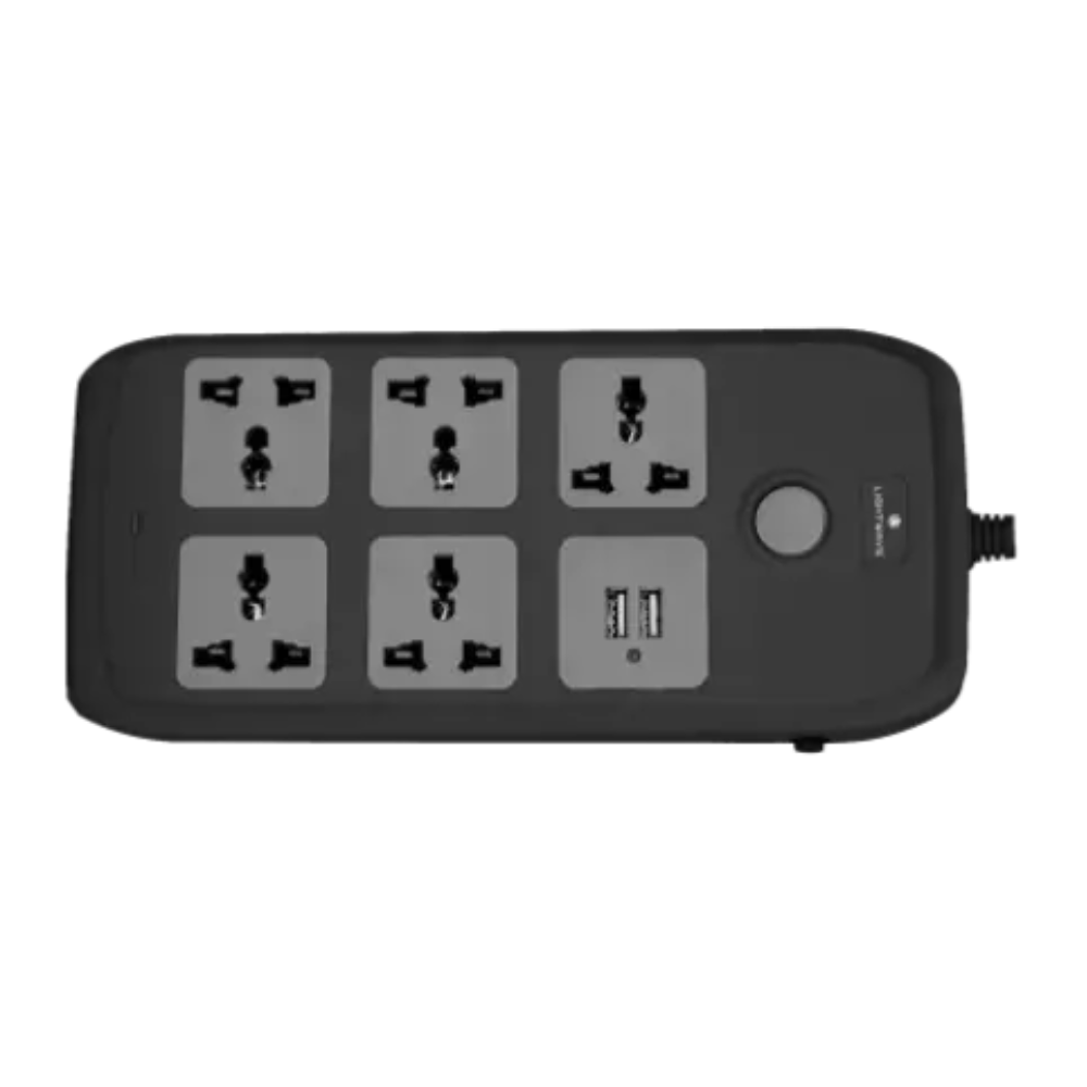 Lightwave Extension Socket LW EXT 54U (3 Metres / 5 Way)