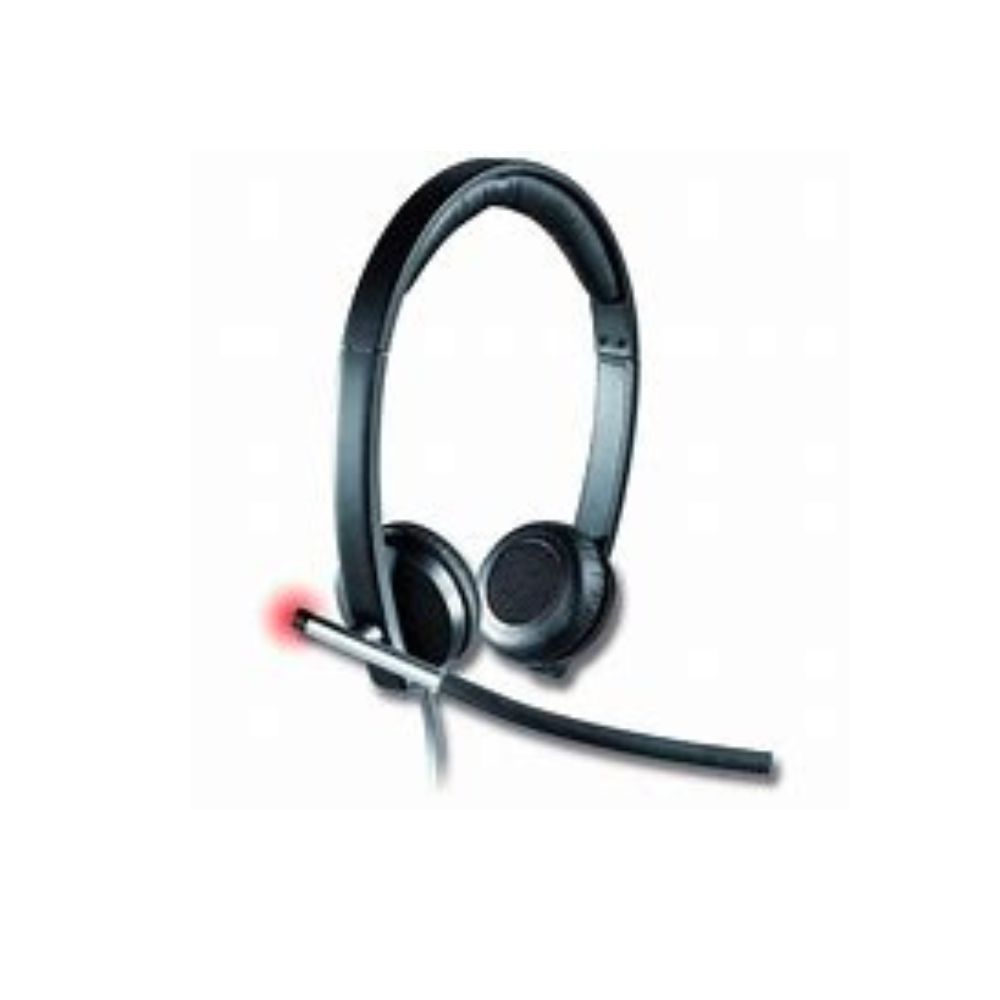 Logitech H650e Stereo USB-A Headset with Noise Cancelling Mic – Black