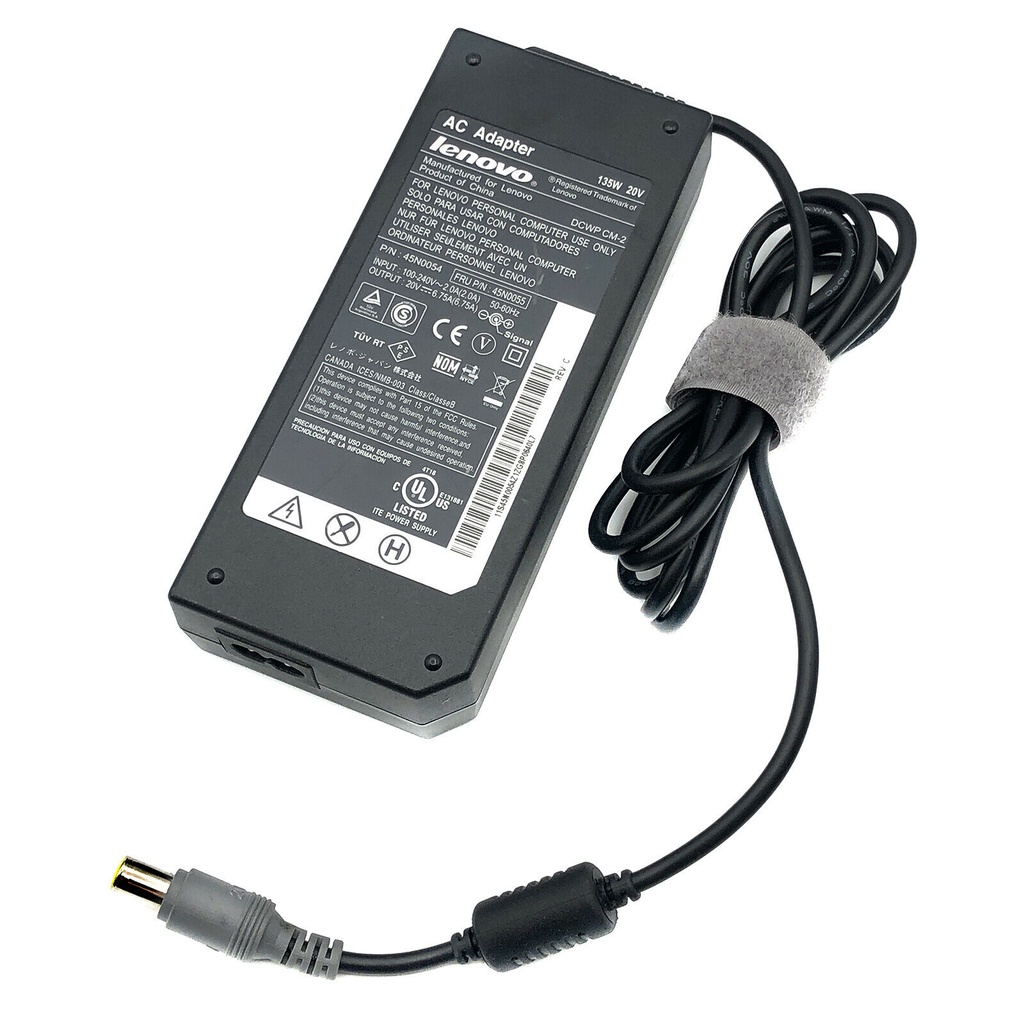 Charger for Lenovo ThinkPad T520 4240-48U 20V 6.75A 135W