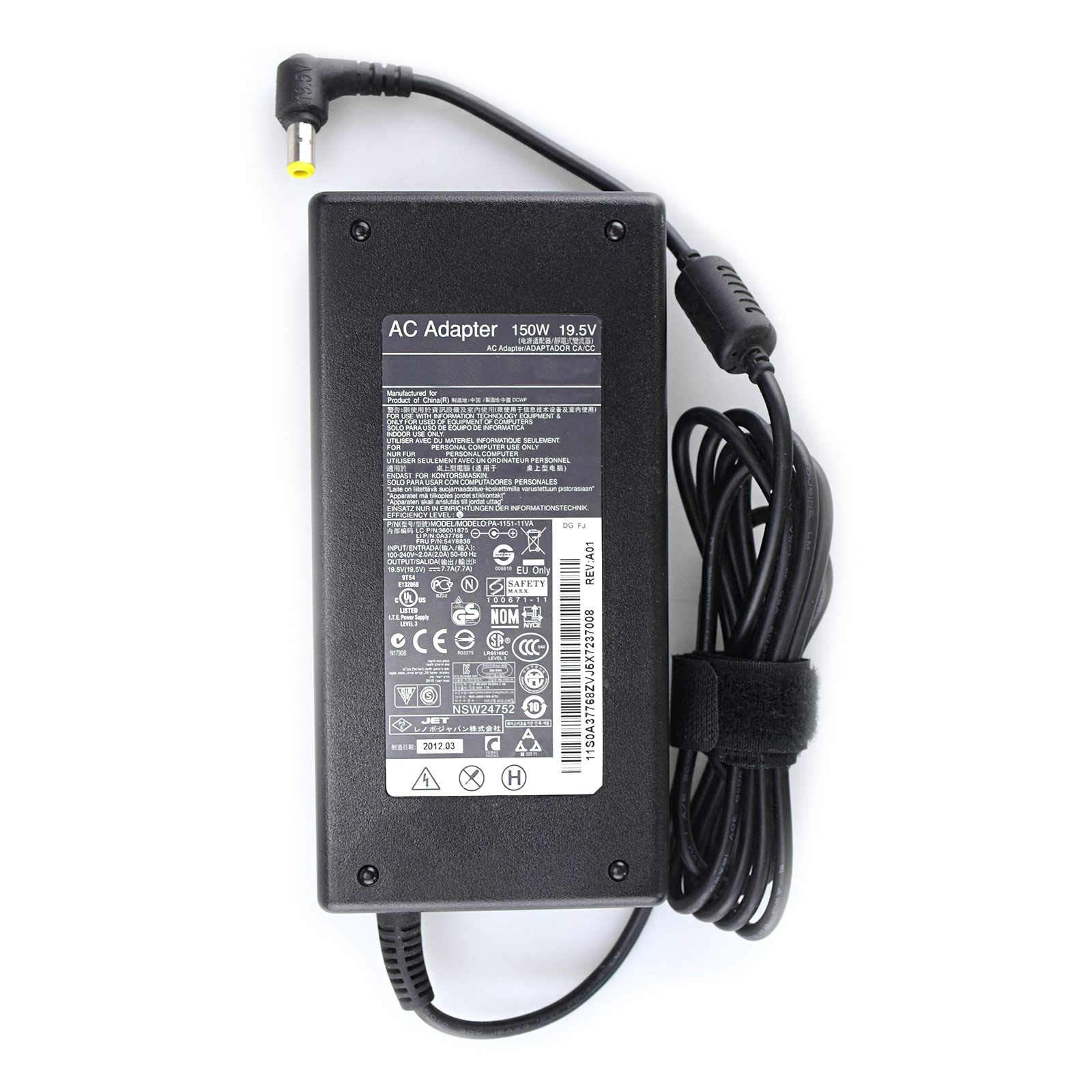 Charger for Lenovo ThinkCentre M92z 3325-K4U – 150W 20V 7.5A