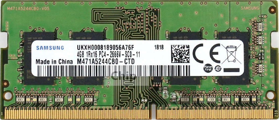 Samsung 4 GB  PC4 2666 Laptop  ram-M471A5244CB0-CTA