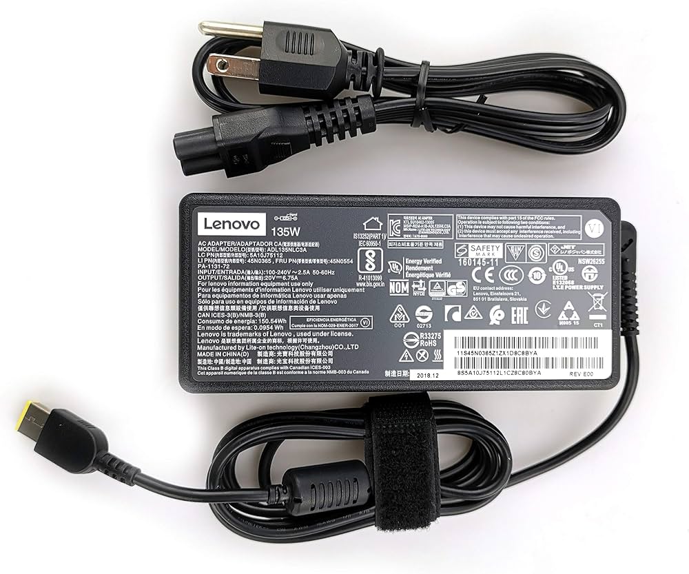 Adapter for Lenovo ThinkPad P1 Gen 7 21KW 135W USB-C