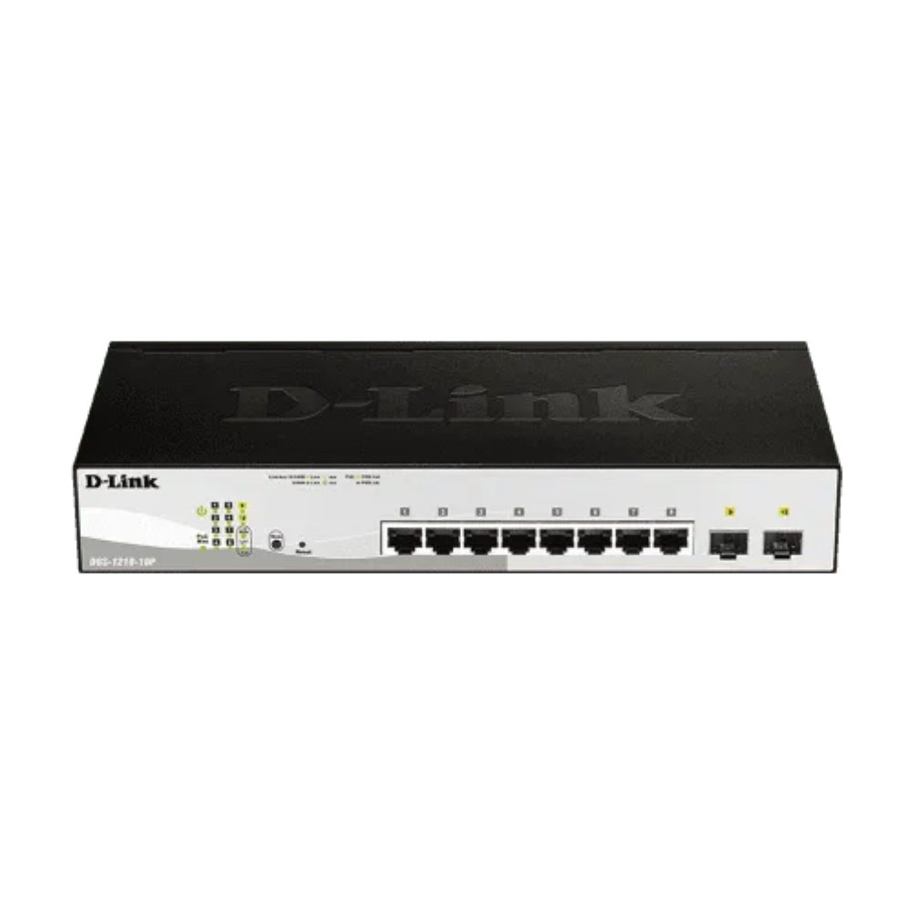 D-Link DGS-1210-10P 8-Port Gigabit PoE Switch