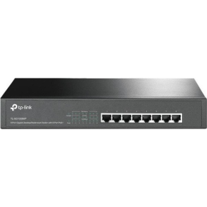TP-Link 8-Port 10/100/1000Mbps Gigabit Desktop/Rackmount Switch-TL-SG1008MP