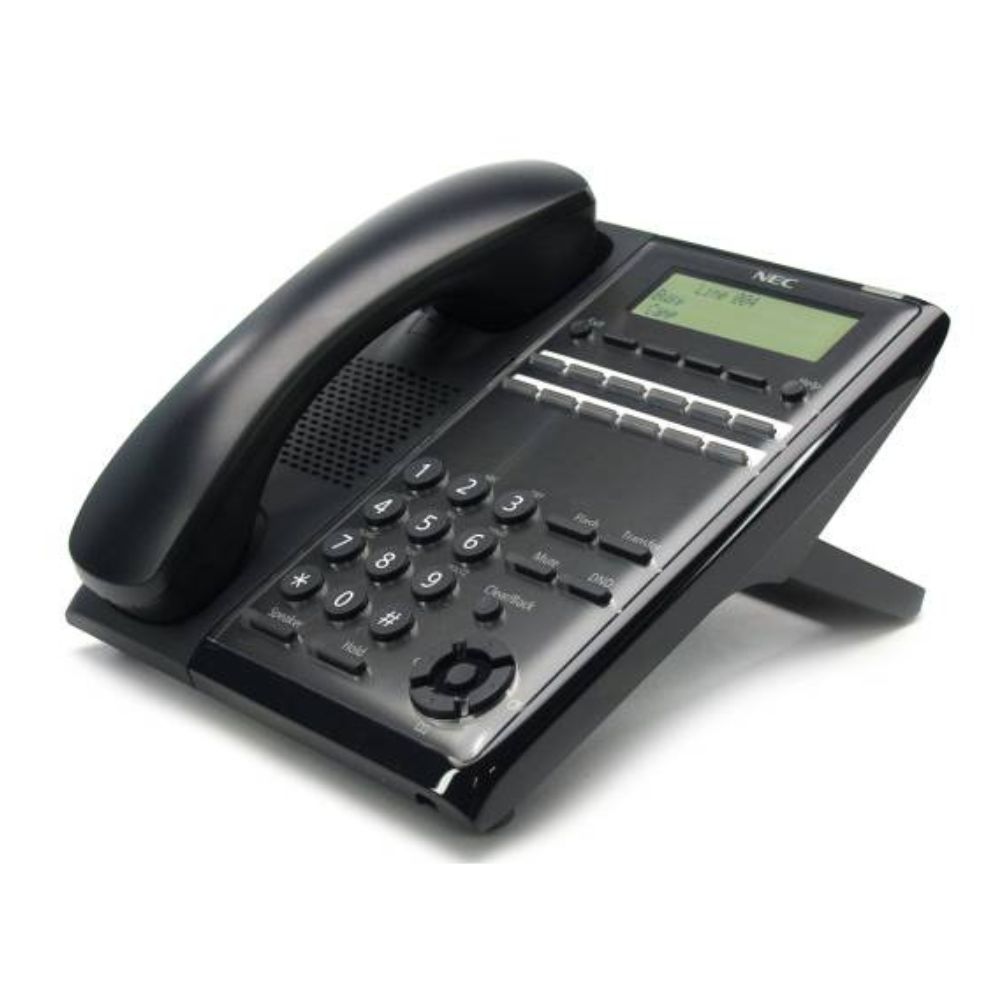 NEC IP7WW-12TXH-B1 BE117451 12 Button Display Speaker Telephone Black Console