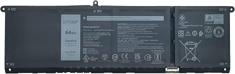 Dell 16 Plus 2-in-1 battery 15.2V 64Wh