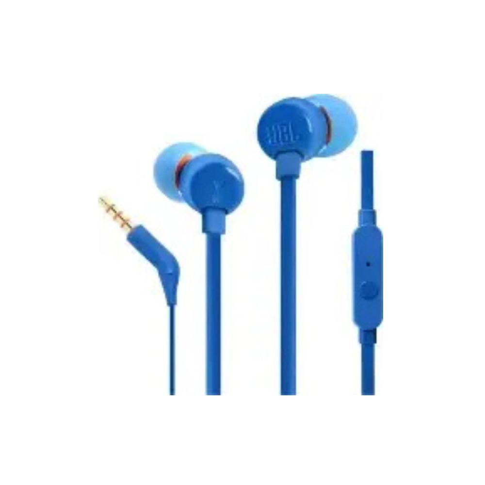 JBL Tune 110 Earphones-Blue JBLT110BLU