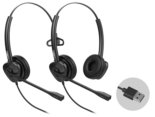 Fanvil HT301-U USB Wired Headset  Clear & Comfortable