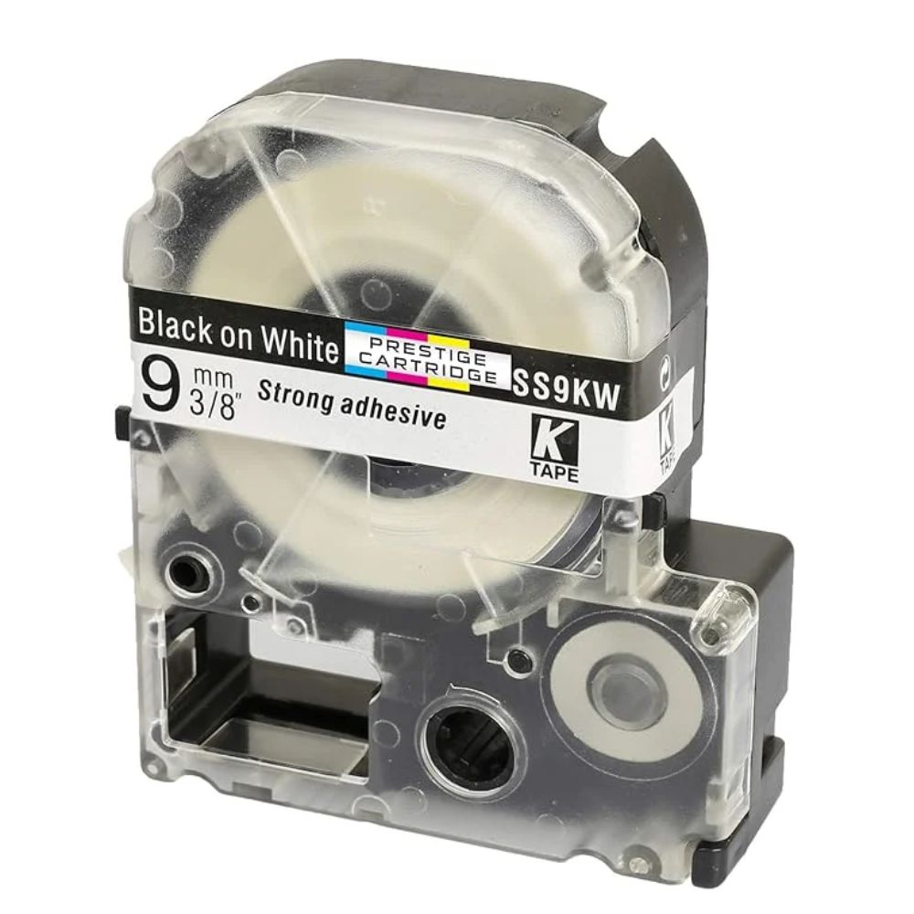 Epson SS-9KW 9mm x 8m Black on white Tape